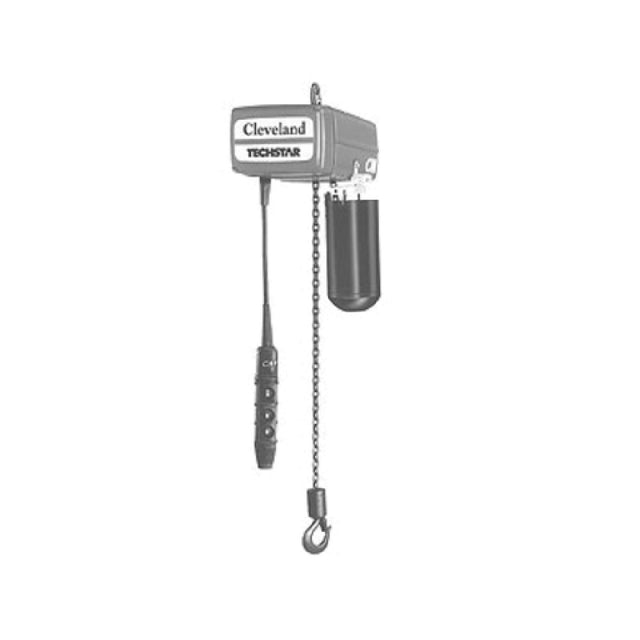 Cleveland CH-E-1005-M Electric Chain Hoist For Monorail System: 1/2 Ton Capacity