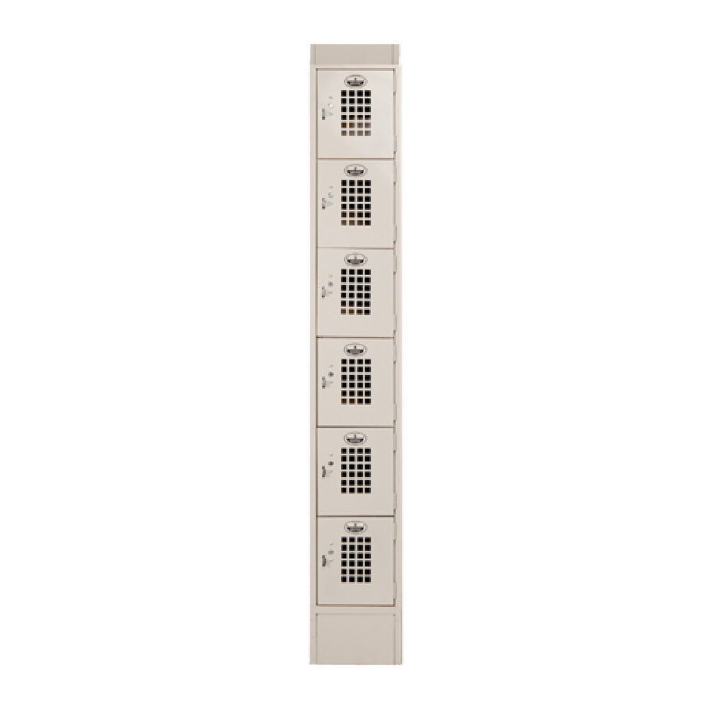 Winholt WL-66-15-ST - Locker, 1 Column, 6 Lockers