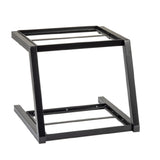 TableCraft Products 11622 - Grab & Go Two-Tiered Frame, 15.25" X 15.25" X 13", Black Powder Coated (Over Steel)