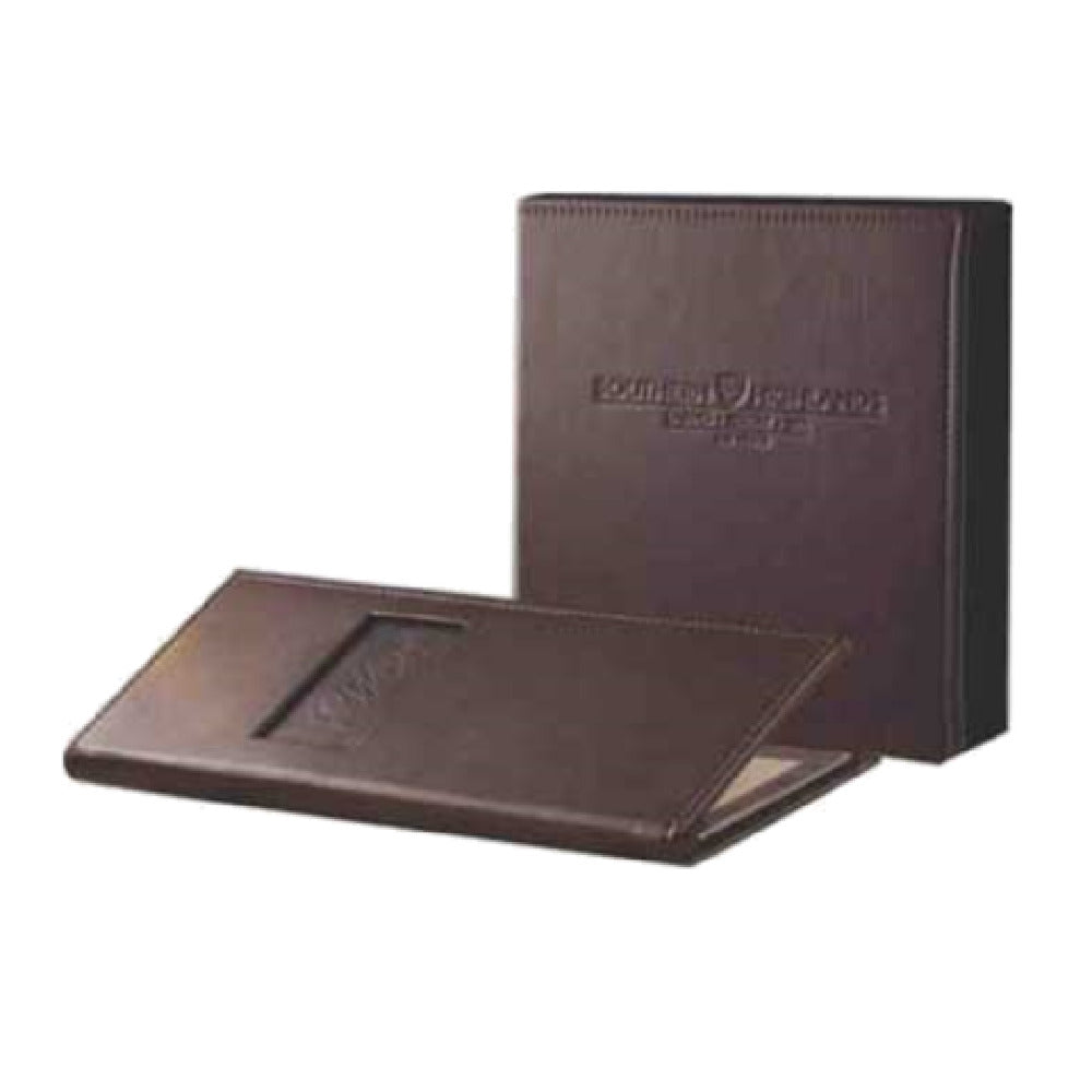 Menu Solutions GL140D Menu Cover Holds 8-1/2" X 14" Inserts Triple Panel Booklet With 4 Views