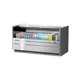 Turbo Air TOM-60UC-S-N Drop-In Horizontal Open Display Case Low Profile 8.6 Cu. Ft. Capacity