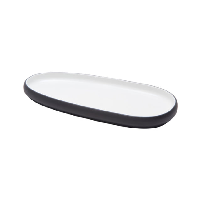 GET 21380-TOH/BK - Cheforward Hatch Platter, 11.6"L X 5.6"W X 1"H, Oblong