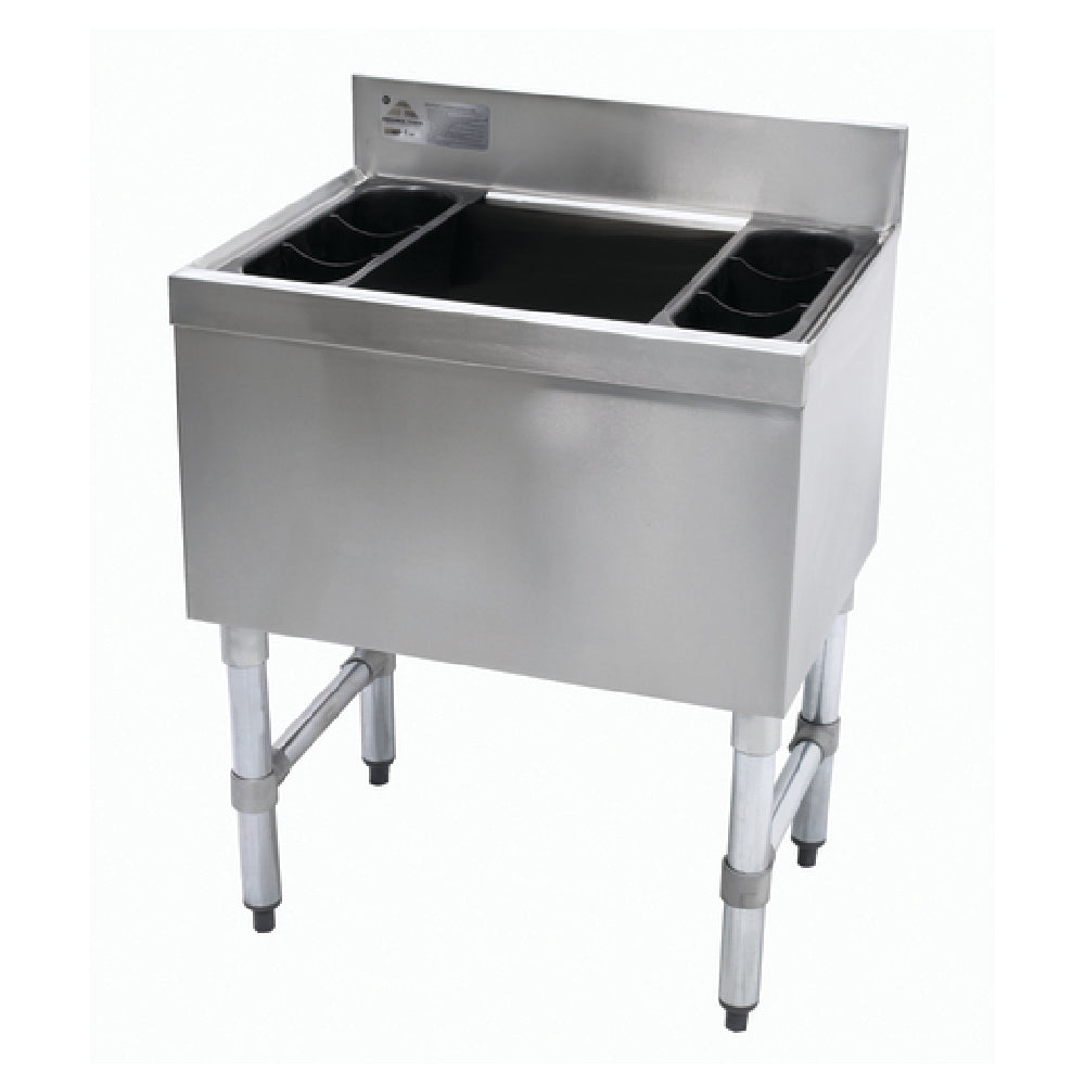 Advance Tabco SLI-12-24-7-X Special Value Cocktail Unit 12" Deep Chest With 7-circuit Cold Plate