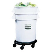 Rubbermaid FG263600WHT BRUTE® GreensKeeper® Container With Lid 32 Gallon