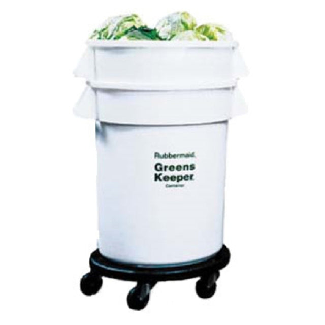 Rubbermaid FG263600WHT BRUTE® GreensKeeper® Container With Lid 32 Gallon