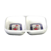 Thunder Group 1102AR Twin Sauce Dish 2 Oz. 3-3/8" X 2-3/4"