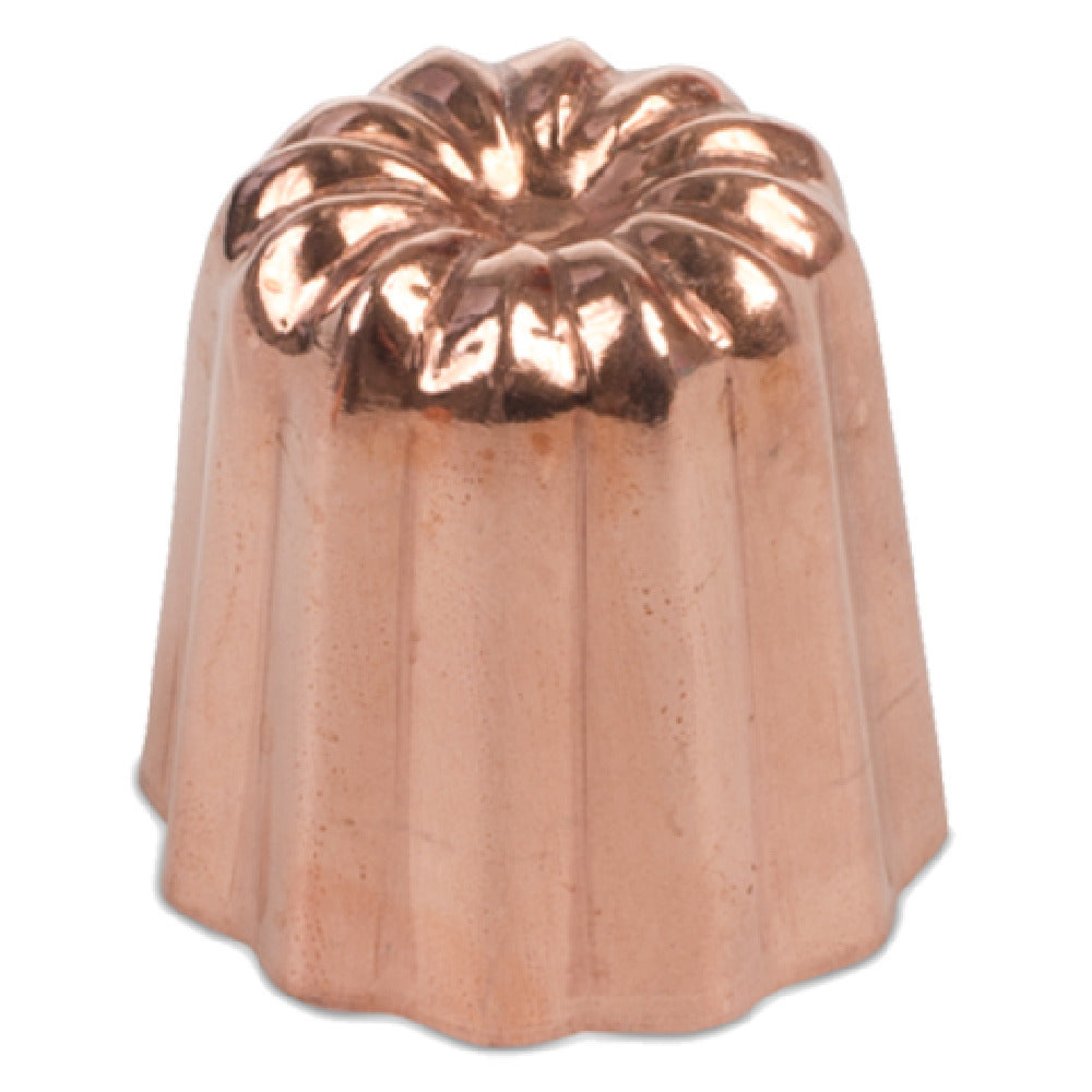 JB Prince M480 45 - Matfer Mold, 1-1/2" X 1-1/2", Cannele