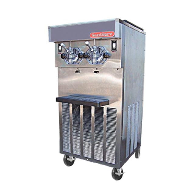 SaniServ 424 Soft Serve/Yogurt Twin Freezer Floor Model Air Or Water Cooled