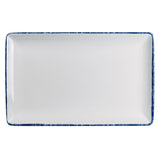 Steelite 7068MM300 Rectangle Tray 12.0" X 7.5" Blue Dapple