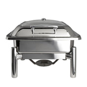 Steelite 7351MW106 Square Chafing Dish And Stand 6.0 Qt 17.75" X 15.5" X 12.25"