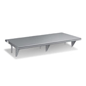 Steel Works Stainless SWPTS-2472-316 Heavy Duty Pass Thru Shelf 72"W X 24"D Single