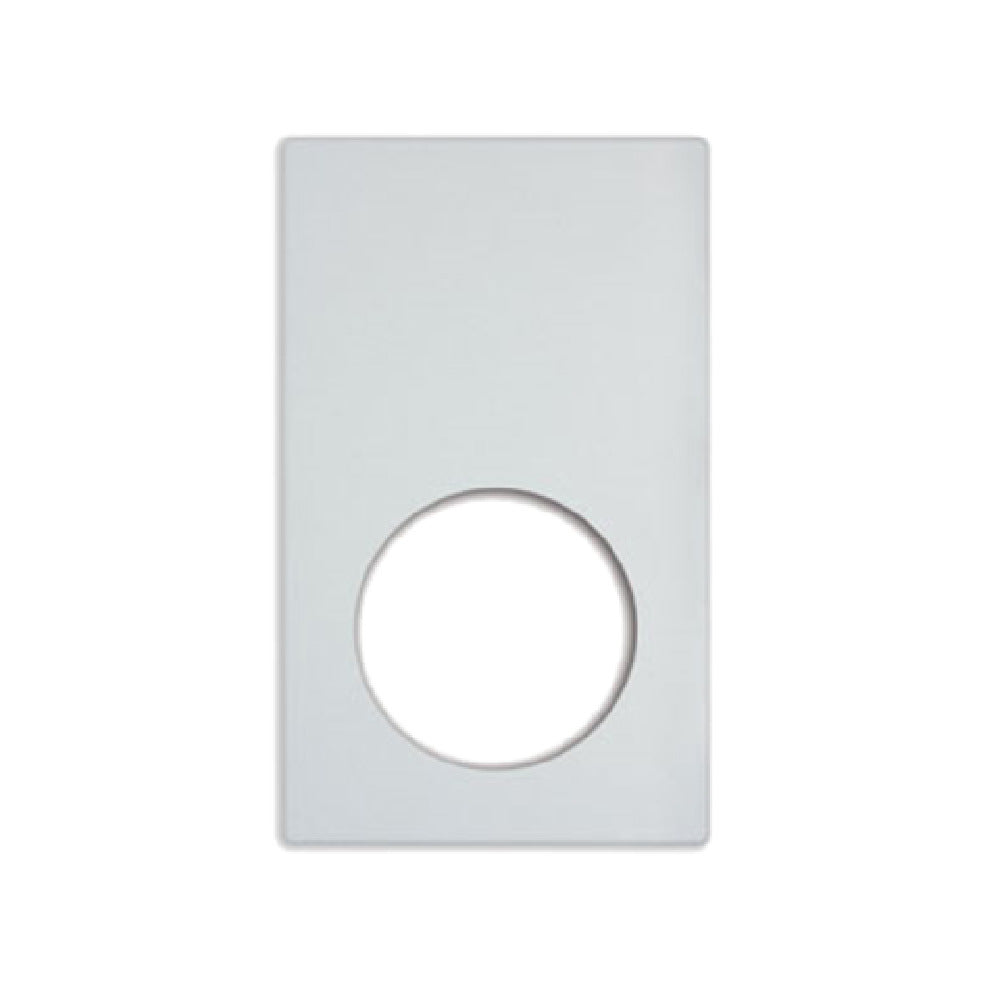 Vollrath 8240620 Miramar™ Template For (1) Medium Round Decorative Pan White Stone Color
