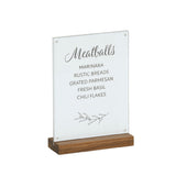 Cal Mil 23185-811-78 Sydney Card Holder 8.5"W X 3"D X 12.25"H Walnut