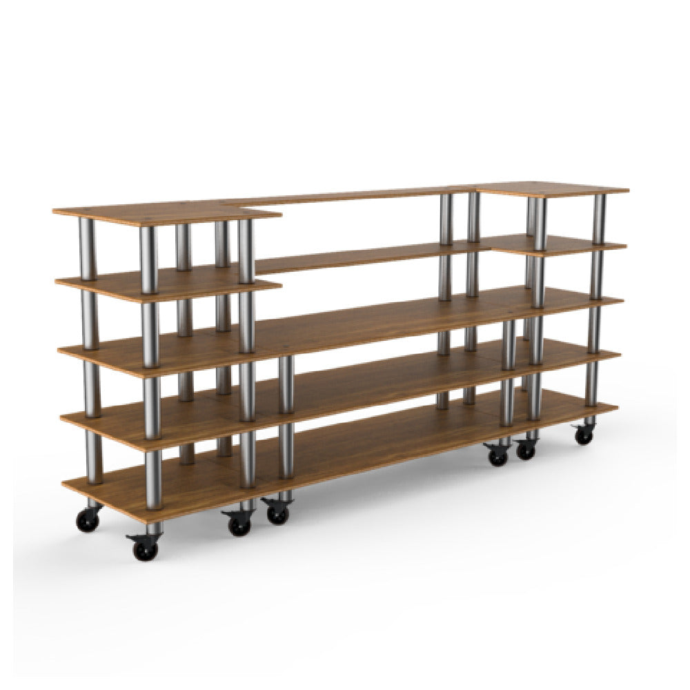 Steelite MGCMLB04BSXW - Bread & Pastry Station, 130.0" X 29.5" X 60.5", Modular