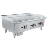Empura EGG-36S - Standard Duty Gas Griddle, Natural Gas, 35-5/8"W X 24-7/8"D X 15-3/8"H