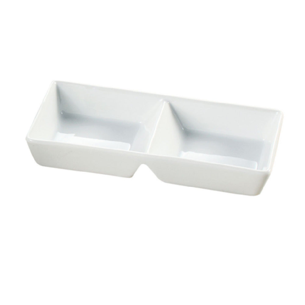 Yanco ML-728 Main Land Divided Tray 10 Oz. Each Compartment 10"L X 4"W X 1-5/8"H