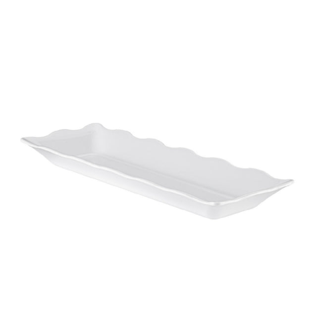 CAC China MLSC-RT281-W Platter 17-1/2"W X 6-3/4"D X 1-3/4"H Rectangular