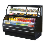 Turbo Air TOM-W-60SB-N Open Display Merchandiser Combination Case With Refrigerated Top Shelf