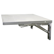Cadco FUS-1L Left Flip-Up Outer Shelf 22" W X 25-3/4" D Stainless Steel