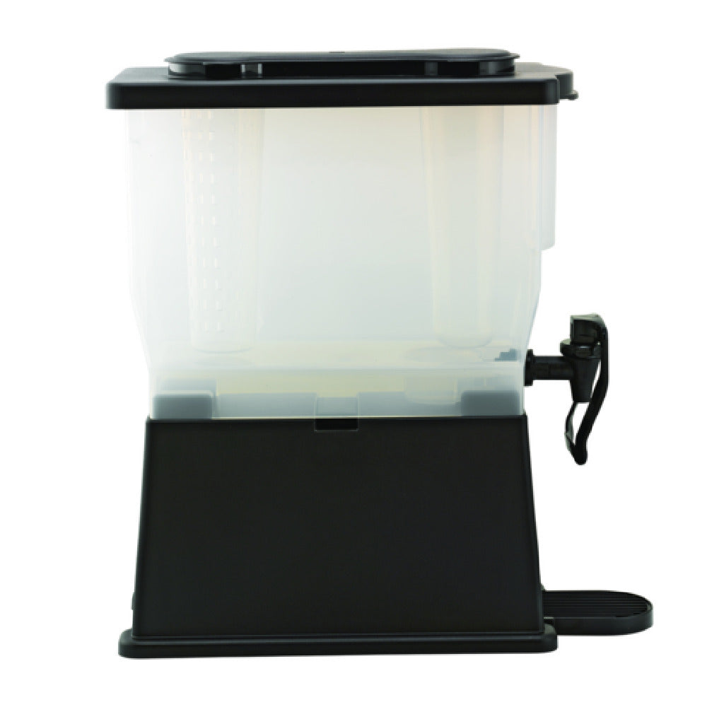 Service Ideas CBDP3BLKHF Beverage Dispenser 3 Gallon (384 Oz.) Rectangular