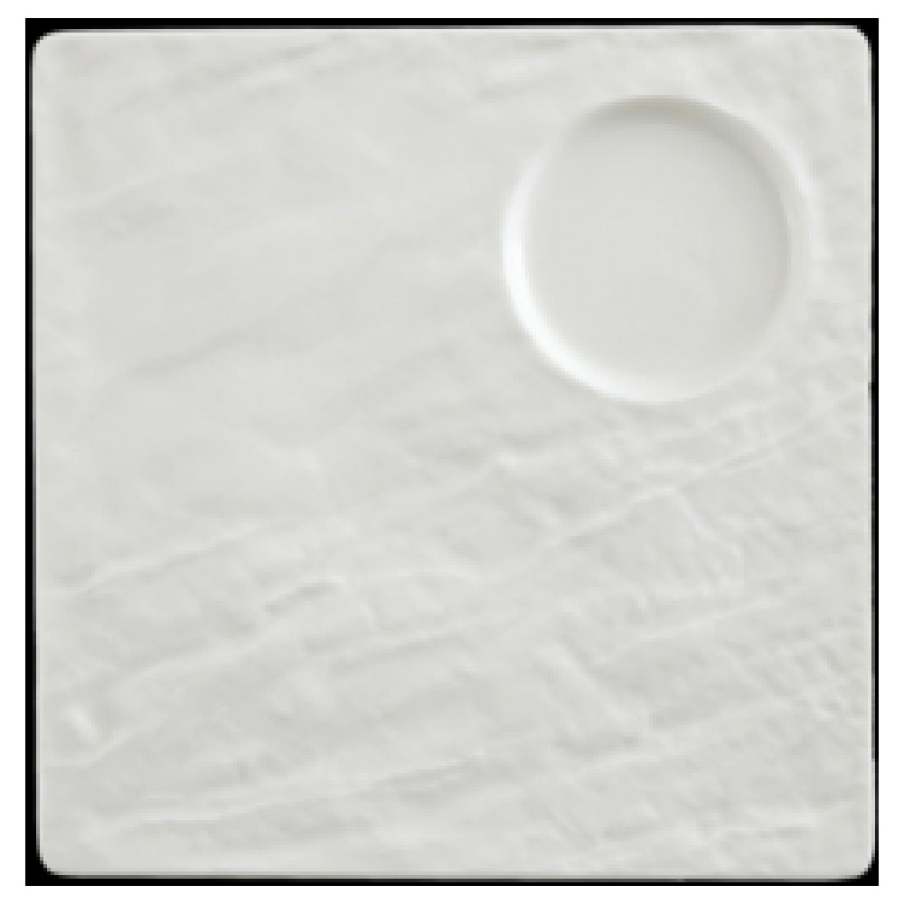 Fortessa 4700.F0000.10 Contexture Plate 23 X 23 X1.7 Slate Texture Square