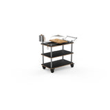 Steelite MGCRNX17MSXX Mogogo Buffet Solutions Roll'n Cheese Plate & Wine Cart 41-1/2" X 21" X 40-1/2"H