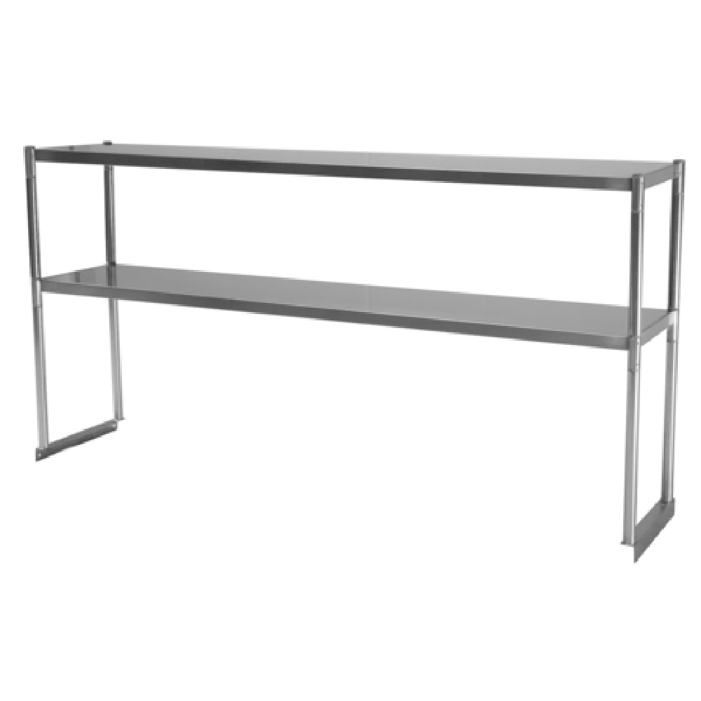 Turbo Air TSOS-4 Double Overshelf 47-7/8"W X 12-3/4"D X 30-7/8"H (overall) 18/304 Stainless Steel