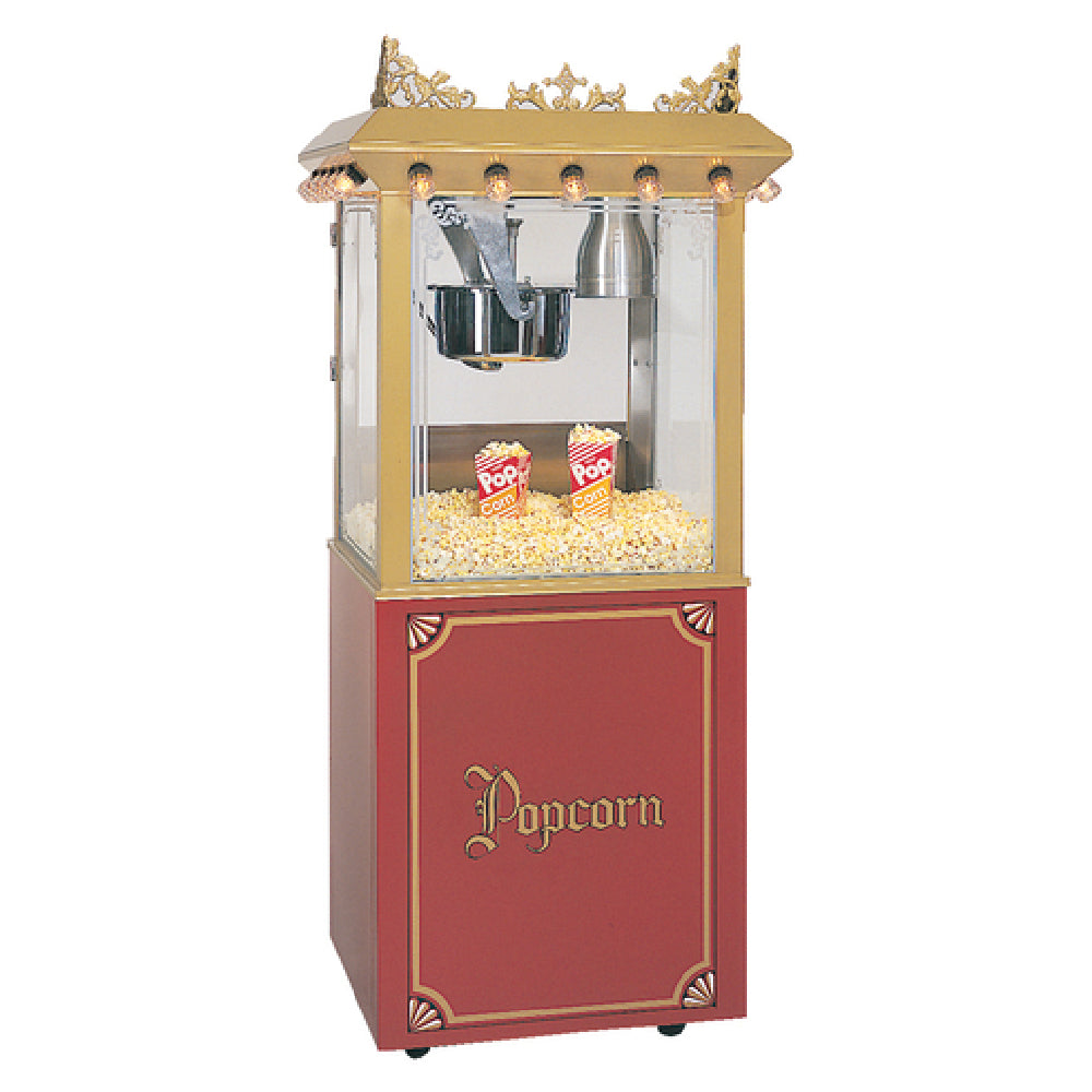 Gold Medal 2120 - Antique Citation Popcorn Machine Cabinet Red Base