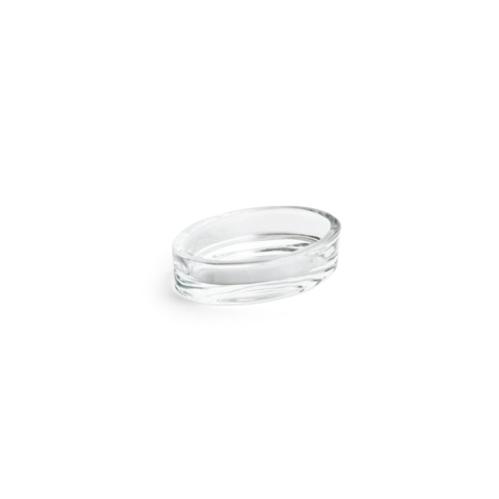 FOH RSD029CLG22 Soap Dish 3.75"W X 5"D X 1"H Oval