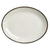Steelite 17560139 Oval Coupe Platter 8.0" X 6.375"Dapple Charcoal
