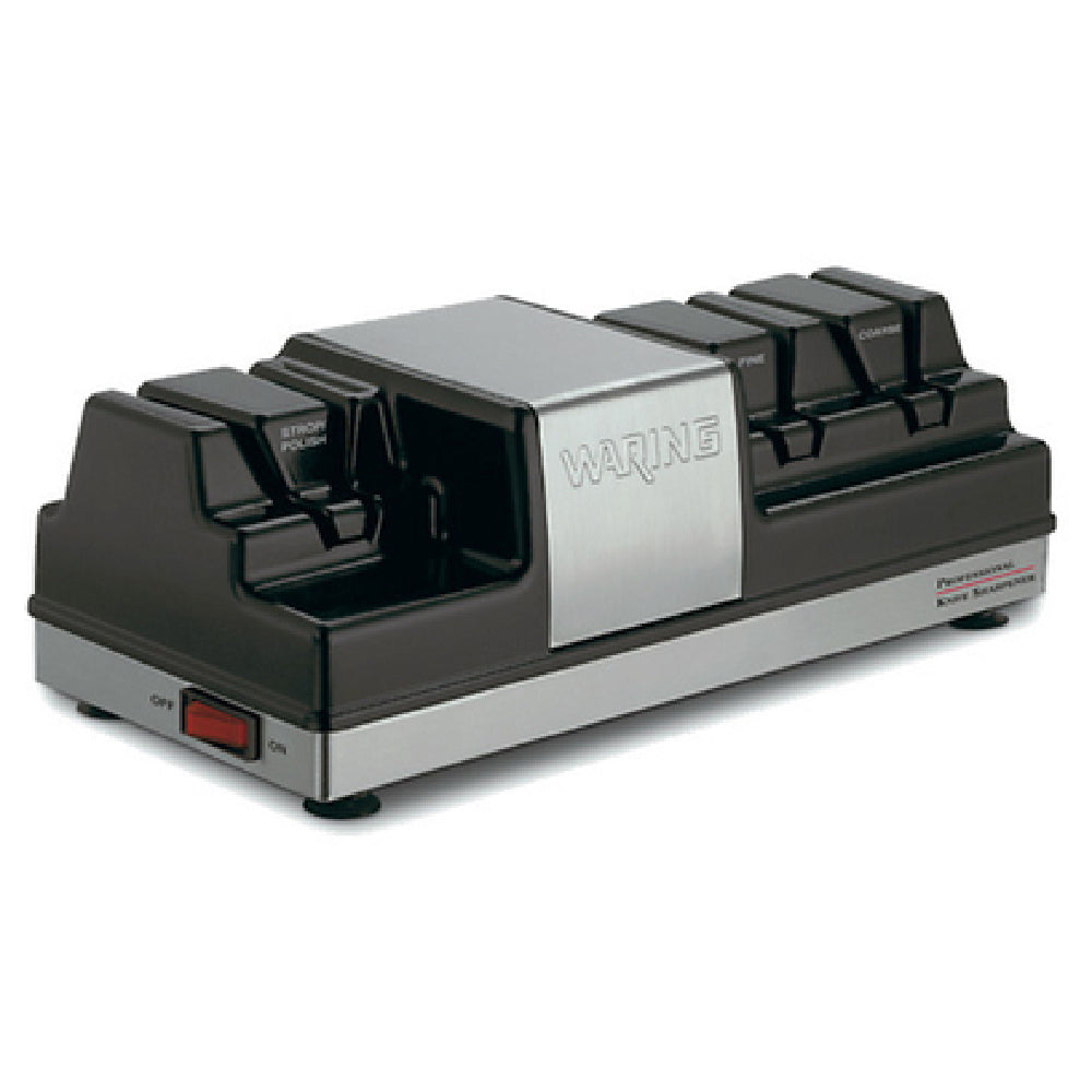 Waring WKS800 - Knife Sharpener, Electric, (3) Grinding Wheels: One Fine