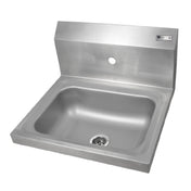 John Boos PBHS-W-1410-1-X Pro-Bowl Hand Sink Wall Mount 14"W X 10" Front-to-back X 5" Deep Bowl