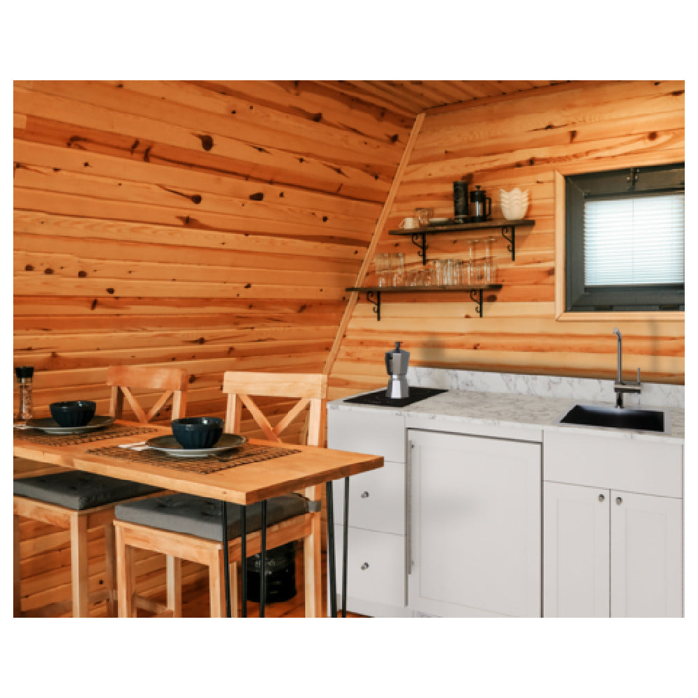 Summit CALDERAWH33I - Turnkey Caldera Kitchen, ADA-compliant Height, Kitchenette With Refrigeration