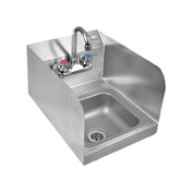 John Boos PBHS-W-0909-P-SSLR-X Pro-Bowl Hand Sink Wall Mount 12"W X 14-1/2"D X 12-1/4"H Overall Size