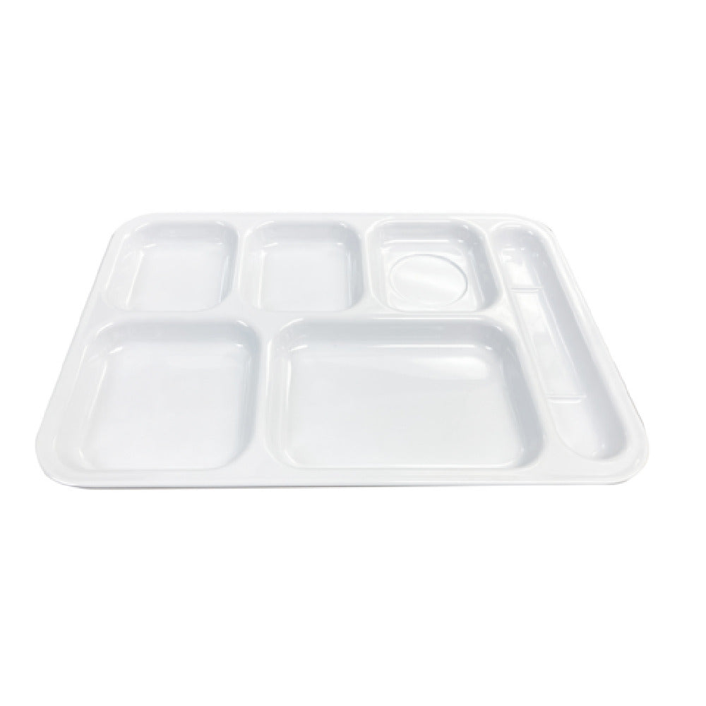 Thunder Group ML802W Tray 14-1/2"W X 10"D X 7/8"H Right Hand (6) Compartment