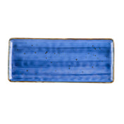 CAC China TUS-RT61-BLU Tucson Platter 16"L X 6-3/4"W X 5/8"H Rectangular