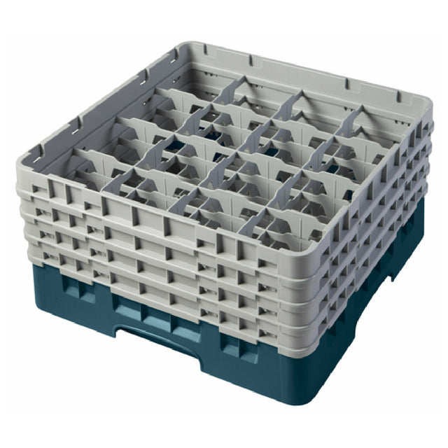 Cambro 16S800414 Camrack® Glass Rack With (4) Soft Gray Extenders Full Size