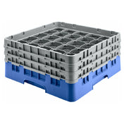 Cambro 36S534168 Camrack® Glass Rack With (2) Soft Gray Extenders Full Size