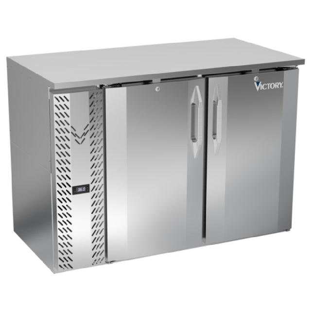 Victory VBBN48HC-S - Back Bar Refrigerator, Two-section, 48"W X 26-1/8"D X 34"H