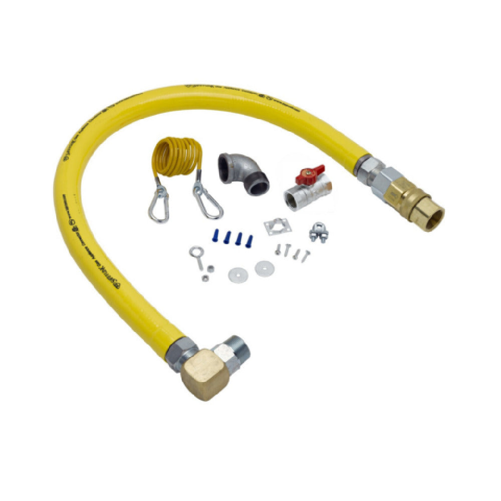 T&S Brass HG-4E-60SEL Gas Appliance Connector Hose 60" Coated