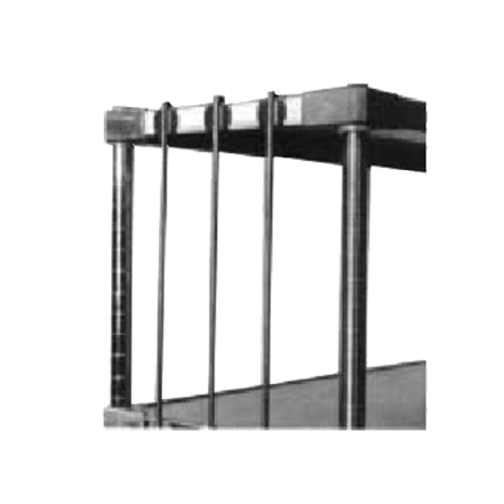 Metro R72FC Super Erecta® Rod & Tabs For Solid Shelves 72"