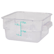 Stanton Trading PCS-2 Food Storage Container Square 2 Qt.