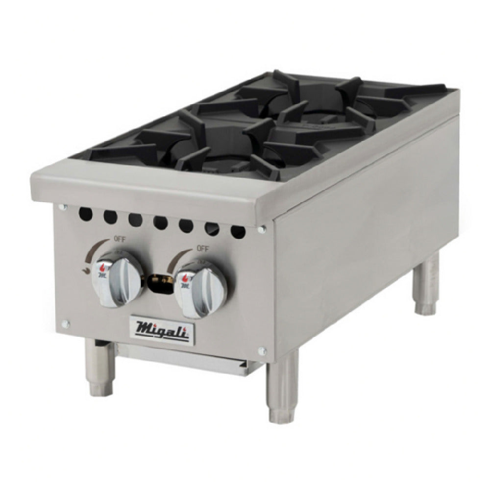 Migali Industries C-HP-2-12 Competitor Series® Hotplate Countertop Natural Gas