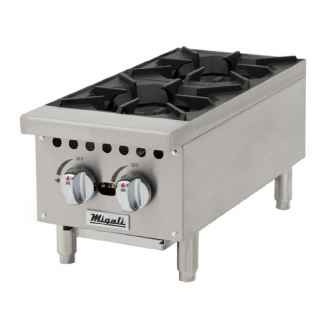 Migali Industries C-HP-2-12 Competitor Series® Hotplate Countertop Natural Gas