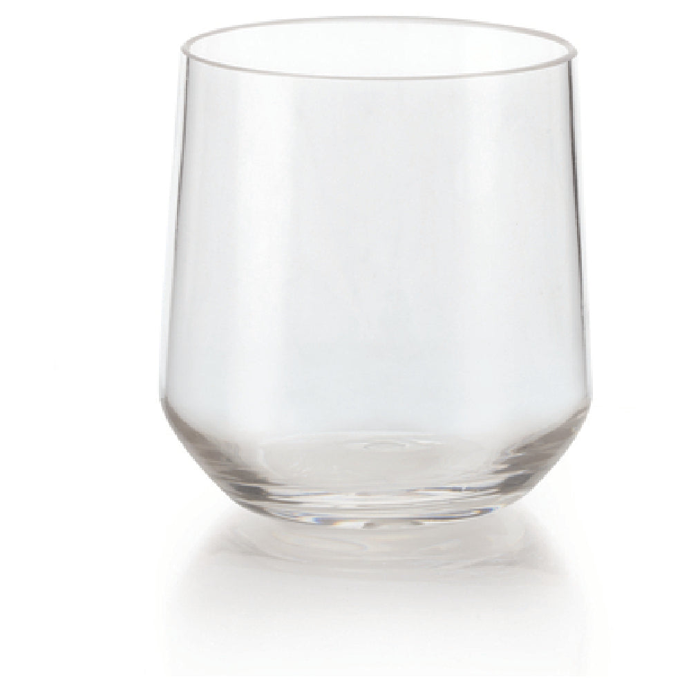 GET Enterprises SW-1468-CL Via Rocks Glass 10 Oz. (10-4/5 Oz. Rim Full) 3-1/7" Dia. X 3-1/3"H