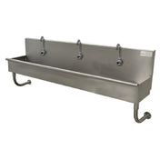 Advance Tabco 19-18-60EFADA Multiwash Hand Sink Wall Mounted With (3) Electronic Faucets
