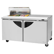 Turbo Air TST-60SD-08S-N-CL Super Deluxe Sandwich/Salad Unit Two-section 19.0 Cu. Ft.