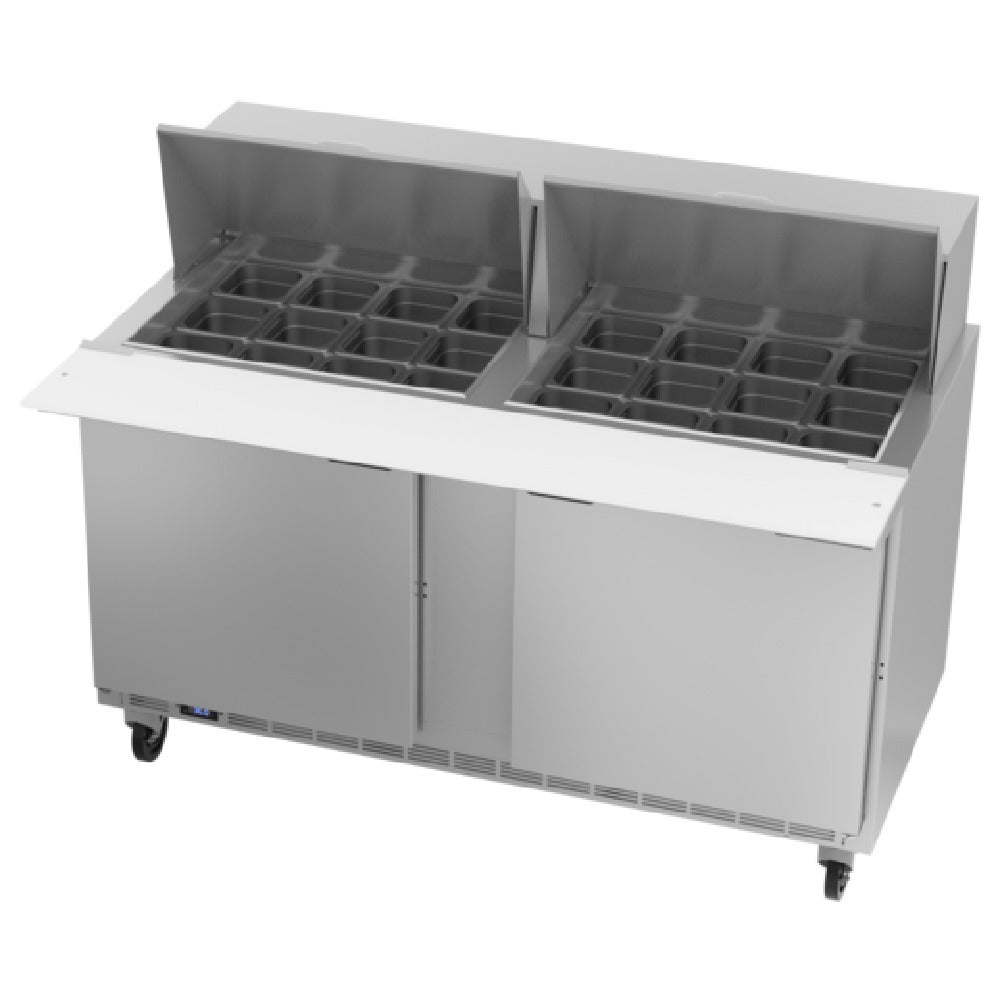 Beverage Air SPE60HC-24M Mega Top Refrigerated Counter Two-section 60"W
