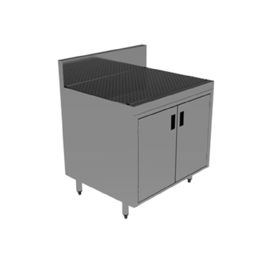 Advance Tabco PRSCD-19-36 Prestige Underbar Drainboard Cabinet With Removable Hinged Doors