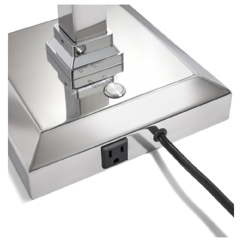 Bon Chef 9670-BIANCO Inch Double Heat Lamp Portable Stainless